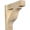 Ekena Millwork Funston Block Rough Sawn Outlooker, Douglas Fir, 6"W x 20"D x 20"H OUT06X20X20FST05RDF - alternate 1